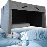 GBHJJ Tenda da Campeggio Sleep Cabin, Tenda Silenziosa Insonorizzata Prova Luce da 40 Mm di Spessore, Doppi Altoparlanti Bluetooth Integrati, Insonorizzata con Cotone Isolante Spesso, Riduce Stress