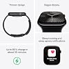 Apple Watch Series 10 [GPS 46mm case] Smartwatch with Jet Black Aluminum Case with Black Sport Band - M/L. Fitness Tracker, ECG App, Always-On Retina Display, Water Resistant 8