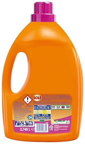 Sole Detersivo Lavatrice Potere Smacchiante 183 Lavaggi, Formula igienizzante, Detersivo Lavatrice Liquido Potere Smacchiante, rimuove le macchie a basse temperature - Immagine 2