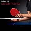 Killerspin KIDO 7P RTG Premium Table Tennis Racket Professional, ITTF-Approved, Wooden Hard Paddle, Dual-Colored in Red/Black
