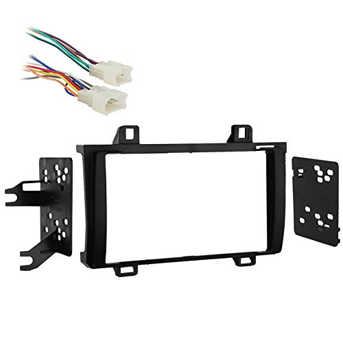 Harmony Audio Compatible with Toyota Matrix 2009 2010 Without NAV Double DIN Stereo Harness Radio Install Dash Kit
