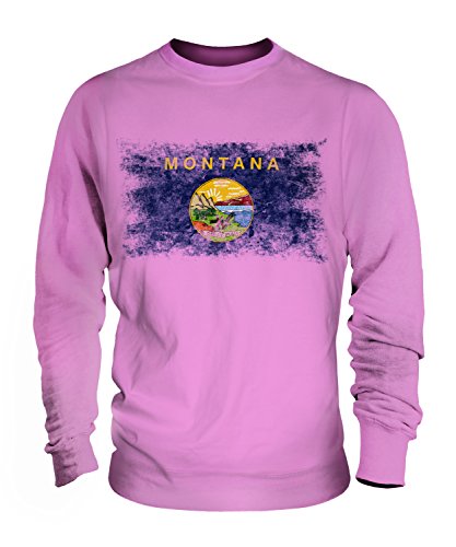 Sweat Montana drapeau délavé Candymix unisexe en coton confortable