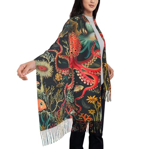 Pashmina Winter Warm Wrap Shawl Pink And Green Stripes Leopard Print Scarves Scarf For Women Men