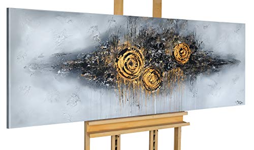 Exclusive-gallery I Monica Mirafiori I schilderij structuur I 160x60cm | XXL canvas schilderij handgeschilderd… - Image 3