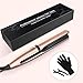 Hair Straighteners, Ceramic Flat Iron and LCD Digital Display, Instant Heat with Adjustable Temperature Straightener Iron Suitable for All Hair Types (Rose Gold)