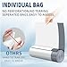 120 Counts 1.6 Gallon Mini Drawstring Trash Bags, Small Garbage Bags by KSSKSS, Code a fit 4.5-8 Liter, 1.2-2 Gal, White Trash Bin Liners for Home Office Kitchen Bathroom Bedroom