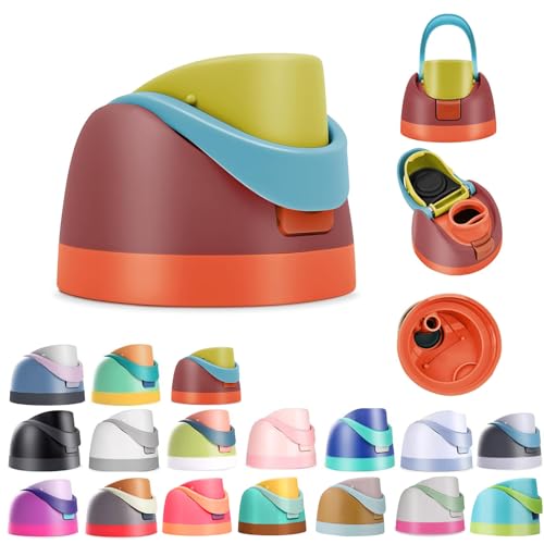 Replacement Lid for Owala Freesip, One Button Water Bottle Top Replacement Cap Compatible with Owala Cup 16oz 24oz 32oz 40oz, Leakproof Lids Accessory，BPA-Free，No Water Leakage