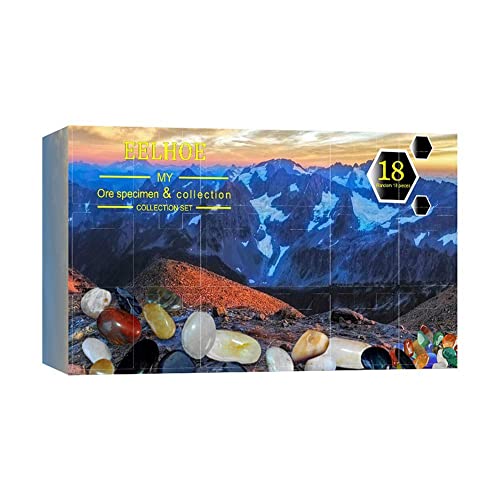 Coffret de Noël en cristal Coffret Cadeau minéral de Noël Cadeau mystère Calendrier de l'avent Coffret Jouets éducatifs Cadeau Enfant Cadeau de Noël Cover