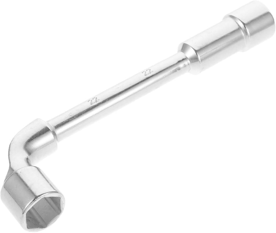 L-shaped Socket Wrench 21mm Double-ended Tire Repair Tool Car and Atv Lug Nut Installer Socket Spanner for Automotive Wheel Maintenance