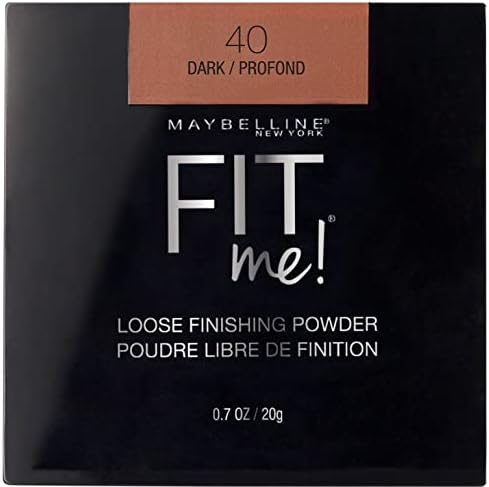 Maybelline Fit Me Loose Setting Powder, Face Powder Makeup & Finishing Powder, Dark, 1 Count