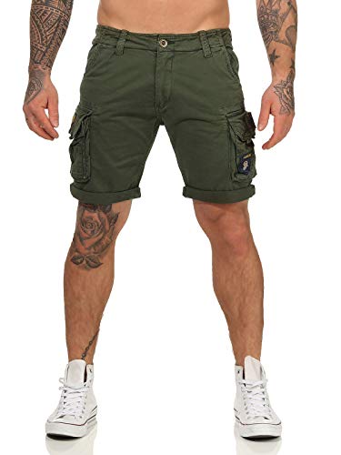 Short Cargo Alpha Industries Crew pour Homme - Style Militaire Authentique