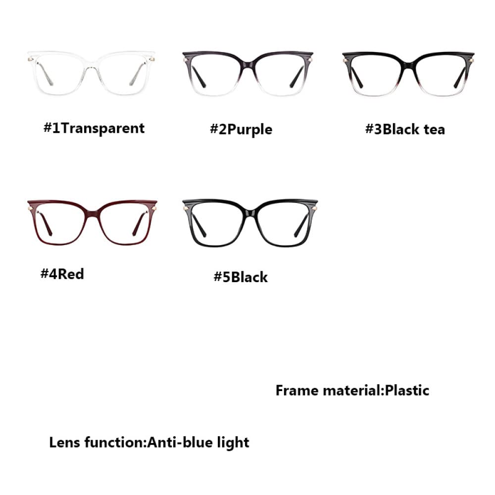 Damskie okulary antyniebieskie światło oprawki gradientowe oprawka wiosenna noga kocie oko damskie okulary
