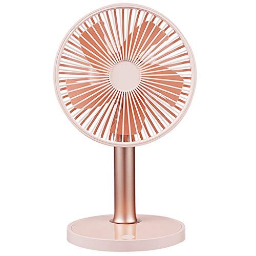 ZT-TTHG ホームオフィス旅行キャンプ用LEDライトと小さなテーブルファンファンの回転ファン4スピードUSBパーソナル扇風機