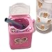 Muellery Makeup Brush Cleaner Device Automatic Cleaning Washing Machine Mini Toy (1pcs, Pink)