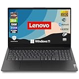 Lenovo Notebook Portatile, 15.6" Full HD, CPU AMD Ryzen 5 7520U fino a 4,3GHz, Ram 8Gb DDR5 SSD Nvme 512Gb Windows 11 Pro, Libre Office, Pronto All'Uso