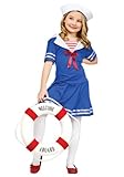 Girls Sweet Sailor Costume Small (4-6)