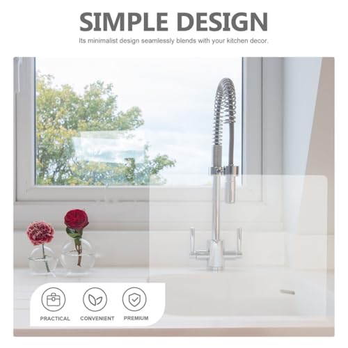 Panneau anti-éclaboussures BETOOKY en acrylique robuste et discret pour lavabo - 4