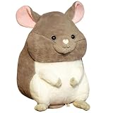 KiLoom Juguetes de Peluche de Oreja de Chinchilla de simulación Linda Almohada de Totoro de la Vida Real muñecos Suaves de Peluche para niños Regalo 45cm 2