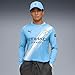 Men’s Manchester City FC 2025/26 Replica Home Soccer Jersey, Long Sleeve - Team Light Blue - Size: XXL