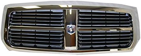 GRILLE BLACK W/CHROME FRAME CH1200279