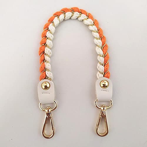 MicroMall Colorato Borsa Cinghia Piccola Borsa Accessorio Stretta Tracolla di Ricambio Tessuto Maniglie Borsa Intrecciate Maniglia Borsa Cinture