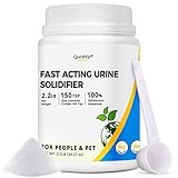 2.2LB Urine Super Absorbent with Spoon, Poo Powder for Portable Toilet/Bedpans/Porta Potty, Eco Gel Camping Toilet Chemicals, Sodium Polyacrylate Solidifier for Pet Loo, Urinal Deodorizer - by Qucship