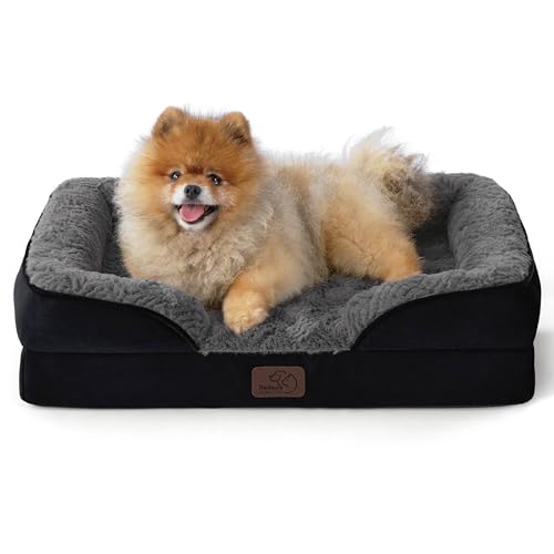 Bedsure orthopedic dog bed for small dogs, washable with waterproof cover