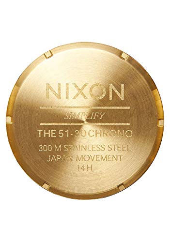 NIXON 51-30 Chrono A083 - 300m Water Resistant Men's Analog Fashion Watch (51mm Watch Face, 25mm Stainless Steel Band)4