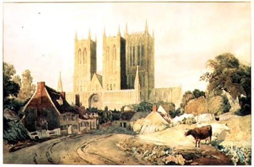 Pintura de lienzo de Peter De Wint póster Cattedrale para hogar 60x90cm