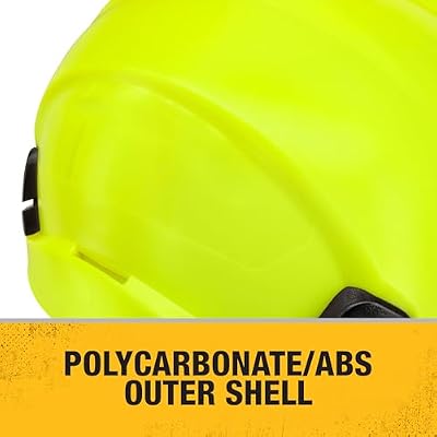 DEWALT Type II Class C 4-Point Ratcheting Vented Safety Helmet