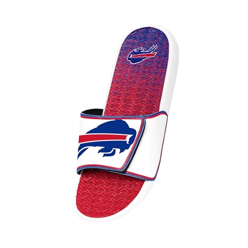 Image of FOCO mens Nfl Primary Team Logo Gradient Gel Slide Sandals