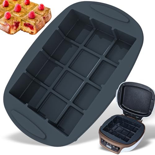 Kamehame Moule tablette en silicone Moule à gâteau rectangulaire pour brownie chocolat gateau 1 pièce