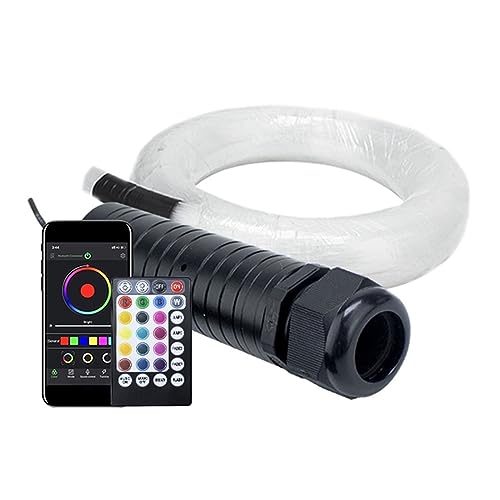 Cielo estrellado coche con led de fibra óptica RGBW 6W y control por música para viajes nocturnos