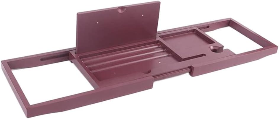 Expandable Bath Tub Caddy Table Bathtub Accessories Bridge Tray Shelf Organizer for Large Tubs