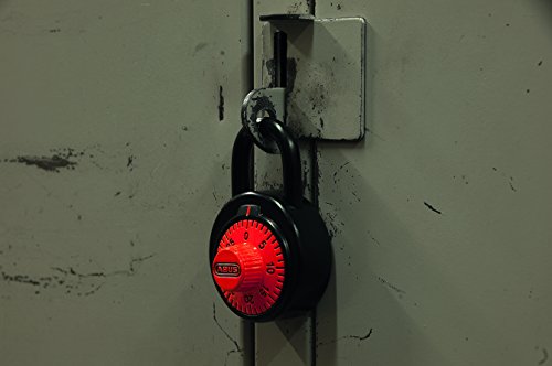 Abus 78/50 Kc 2-Inch Locker Dial Combination Padlock, Black #TOP2