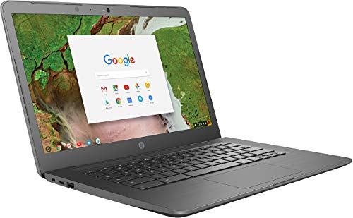 Image of HP Chromebook (Chrome OS, Intel Celeron 1.1 GHz, 14 inch LED-Lit Screen, Storage: 32 GB, RAM: 8 GB) Grey 3PD87UT#ABA (Renewed)