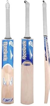 REEBOK New Striker (Leather Ball Play,) SH Kashmir Willow Cricket Bat for 15+ Yrs (1120 g) Bat Grip and Sticker May Vary Based on Availability