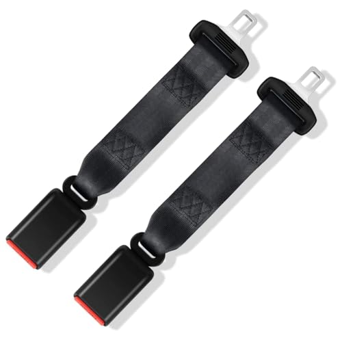 2 PCS Universal Automotive Accessories Belt Cover Shoulder Extender Pads, Buckle Up to Seat Comfortable, Fits Most Cars - 14.2 Inch