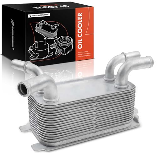 A-Premium Transmission Oil Cooler Compatible with Volvo C30 2007-2013 C70 2006-2013 S40 2004-2011 V50 2005-2011 L5 2.4L 2.5L Automatic Transmission