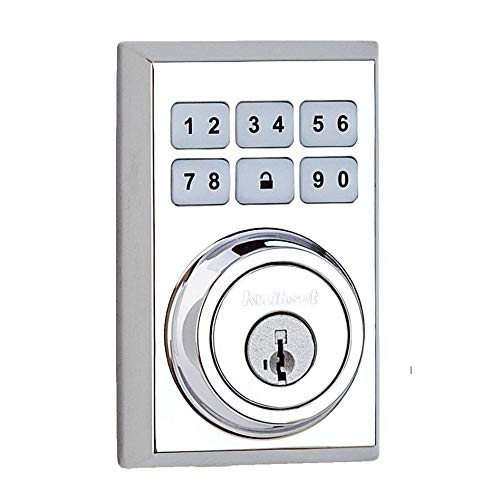 Kwikset 99100-082 Smartcode Electronic Deadbolt Featuring Smartkey Re-Key Security And Z-Wave Technology, Polished Chrome #TOP5
