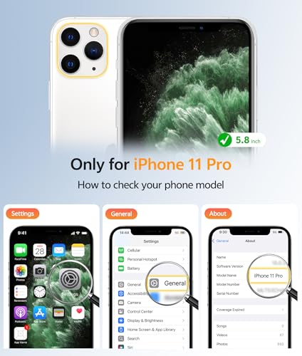 Image of FNTCASE for iPhone 11 Pro Case: [Compatible with Magsafe] Translucent Matte Magnetic Phone Cover - Military Grade Drop Protection Shockproof Protective for iPhone 11Pro 2019 Cases - Green