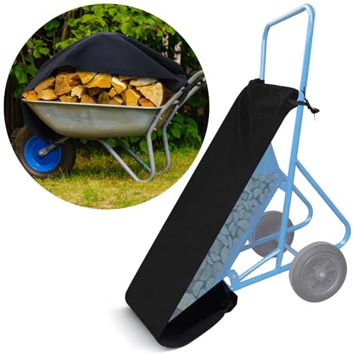 GliCraft Wheelbarrow Firewood Carrier Canv...