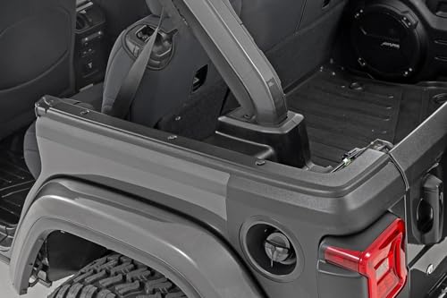 Rough Country Roof Mounting Plate Cover for Jeep Wrangler JL/Unlimited (2018-2025) - UV-Resistant Trail Cladding, High-Density Thermoplastic, Easy Install