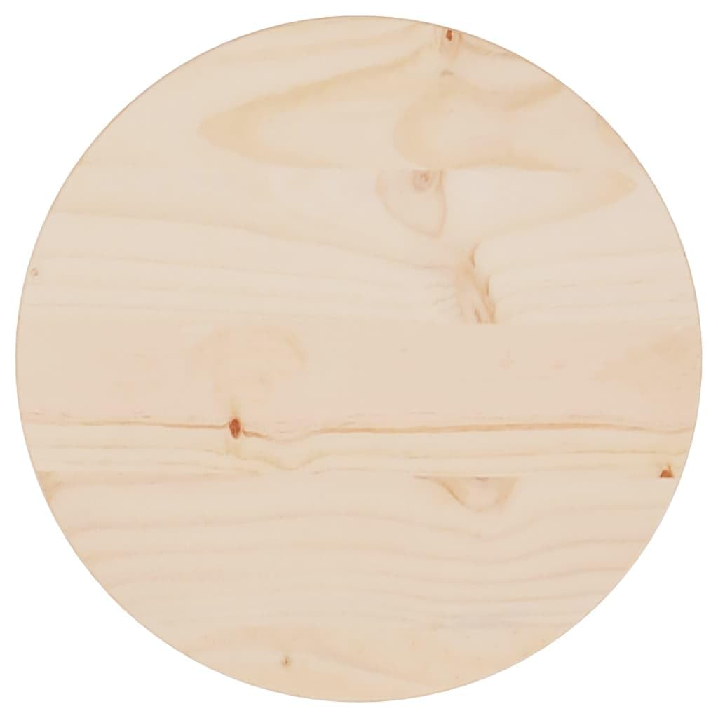 Piano in legno per scrivania rotonda, piastra di protezione, tavoli da pranzo, caffè o giardino, design moderno, facile da pulire, marrone, 30 x 2,5 cm