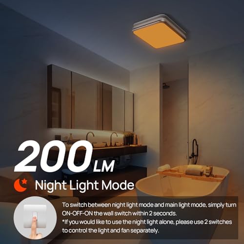 Consciot CA08001102 Bathroom Exhaust Fan With Light thumb #6