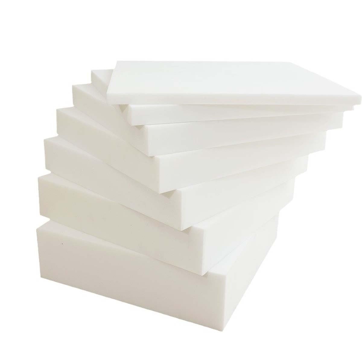TALCON Mousse haute densité 50D ferme, feuille de mousse d'ameublement pour coussins, canapé, lits, sièges, camping-cars, rembourrage intérieur extérieur, bricolage (120 x 60 x 10 cm)