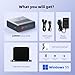 jumper Mini PC, 32GB DDR4 1024GB SSD, Mini Computers Quad-Core Intel N100 CPU(Up to 3.4GHz), Mini Gaming PC with Windows 11, 4K UHD Graphics, WiFi 6/2.4G+5G WiFi, BT5.0, Dual HDMI, Cooling System.