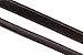 Black Licorice leather cord for Licorice charms 10x6mm, custom-cut length available