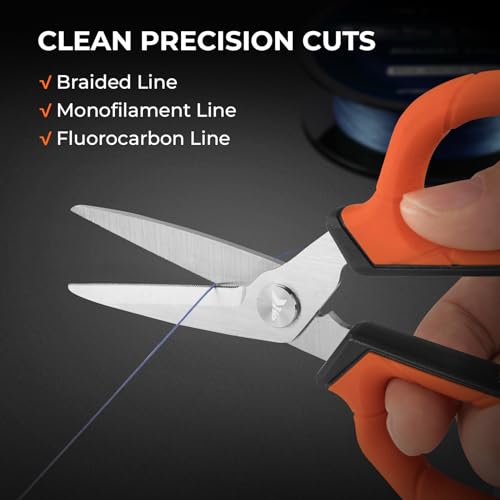 KastKing-Paradox-9-6-Fishing-Scissors-9-Bait-Shears-With-Sheath-Carabiner-6-Braided-Line-Scissors-With-Stainless-Steel-Blades-Anglers-Kit