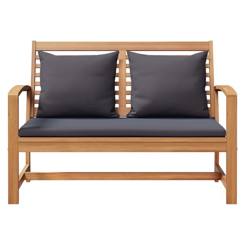 Bancs de jardin et de table en teck massif résistant aux intempéries lot de 2